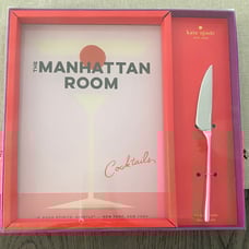 Lenox Kate Spade Glass Cheese Board with Knife