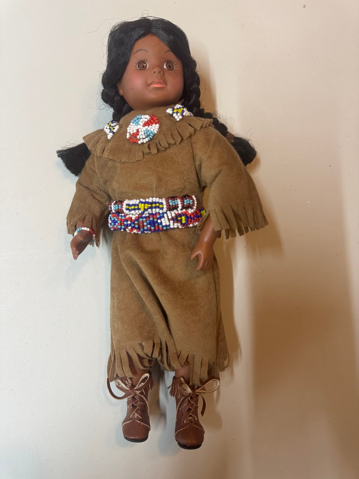 Vintage Native American doll