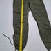 Indygena Women's Large Pants Adjustable Hem Outdoor Travel Army Green