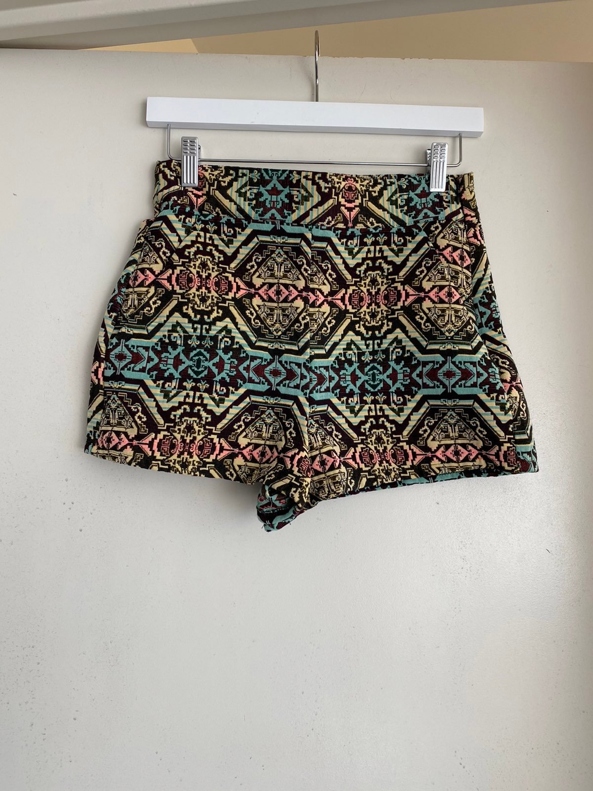 Topshop Colorful Jacquard Shorts