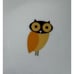 Rachael Ray LITTLE HOOT Autumn Stripe Owl Bands Porcelain Soup Cereal Bowl Set 4