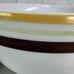 Rachael Ray LITTLE HOOT Autumn Stripe Owl Bands Porcelain Soup Cereal Bowl Set 4