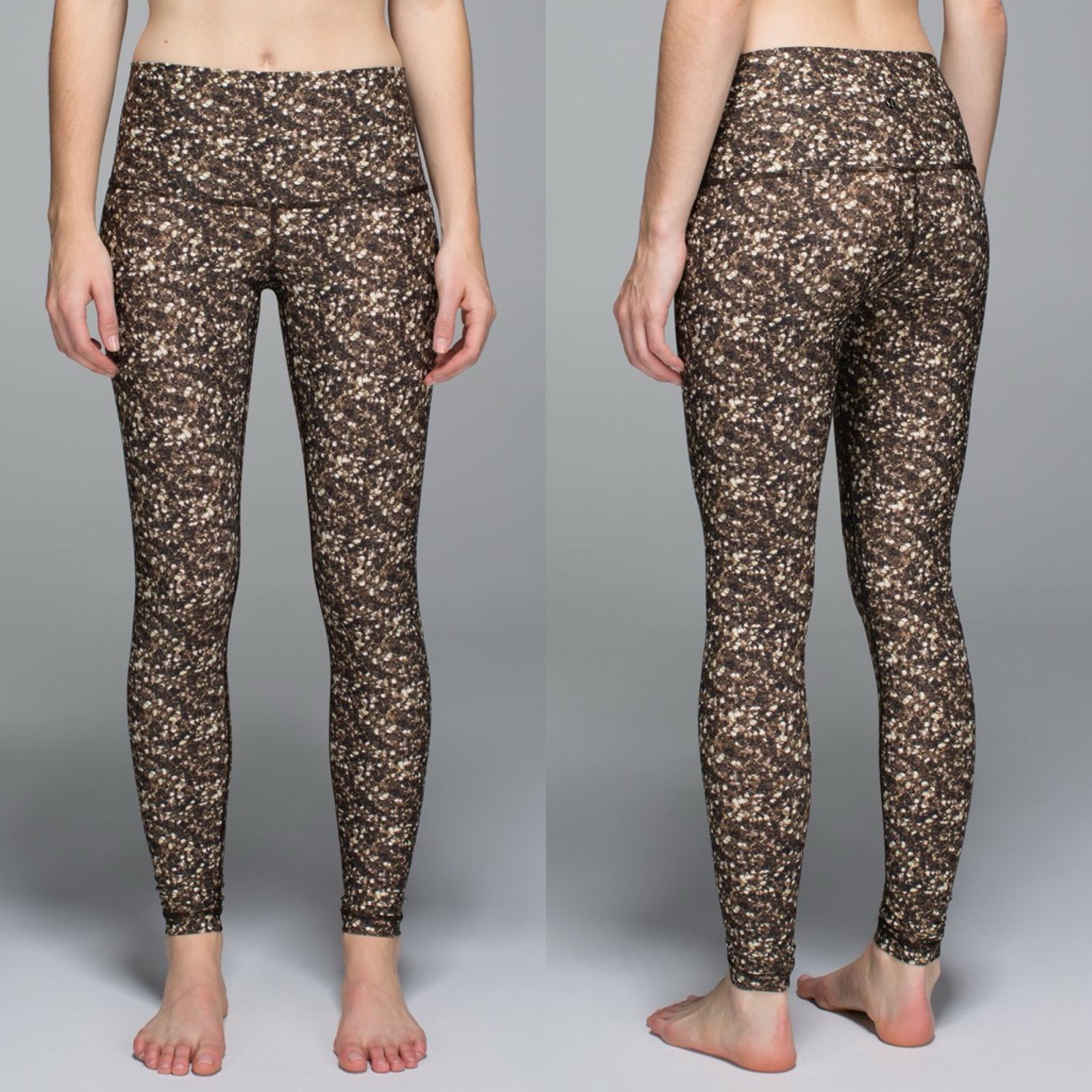 Lululemon Shine Tight Sz 10/29” (Roll Down) In Shimmy Shimmer Multi