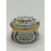 Halcyon Days Trinket Pill Box Christmas 1987 Deck the Halls