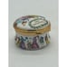 Halcyon Days Trinket Pill Box Christmas 1987 Deck the Halls