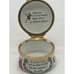Halcyon Days Trinket Pill Box Christmas 1987 Deck the Halls