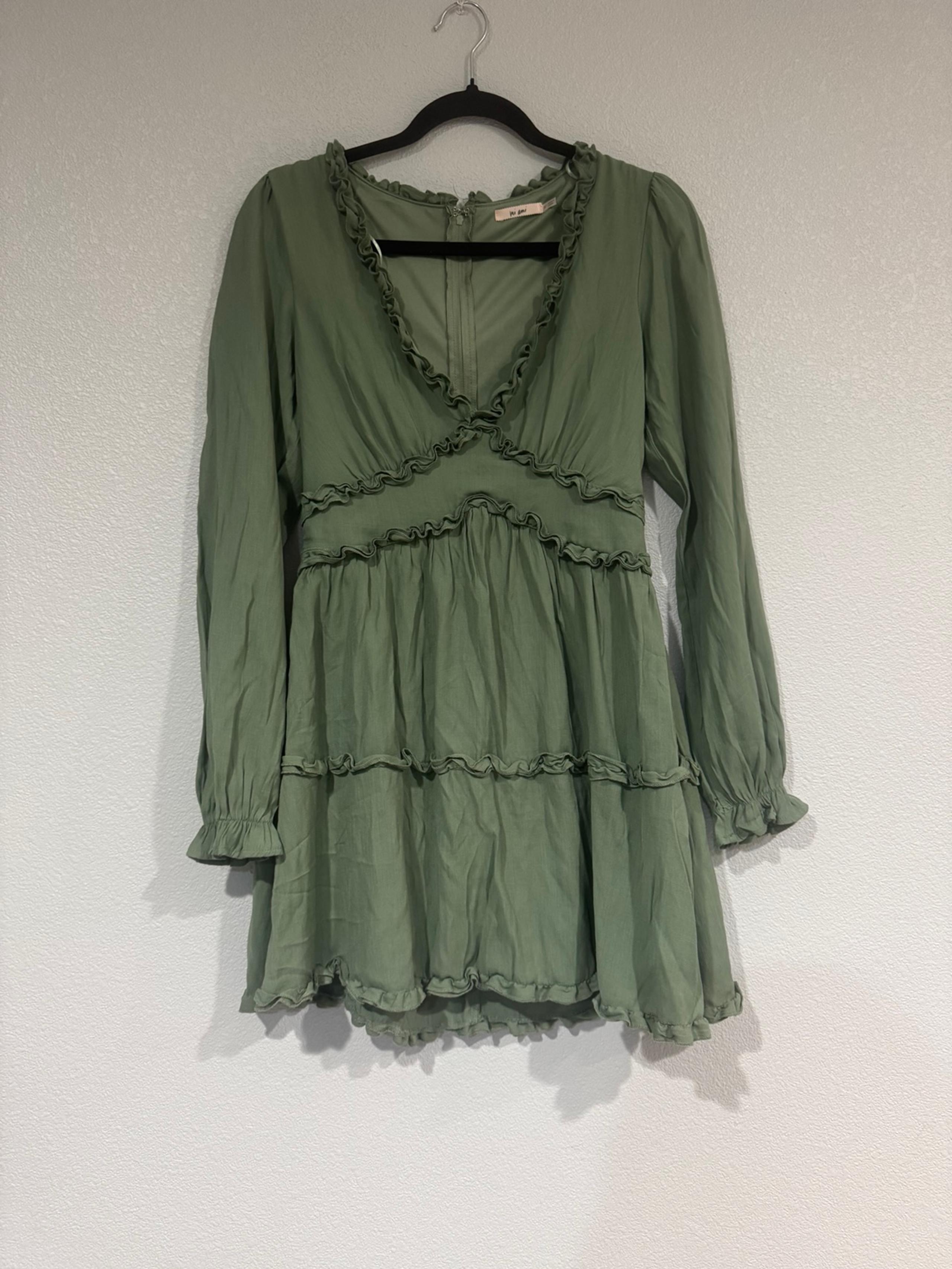 Green summer dress