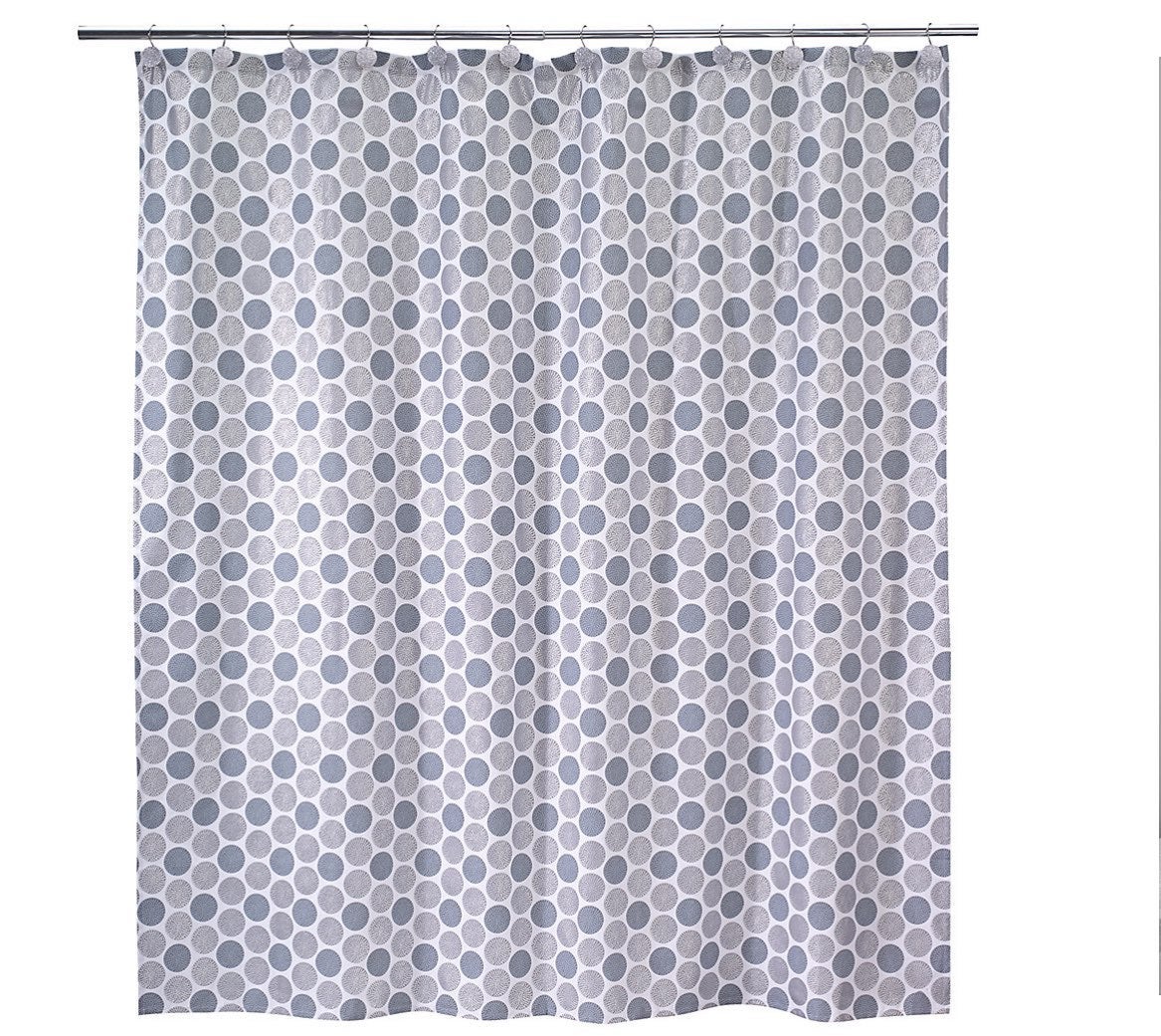 Avanti dotted circle shower curtain