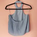 Keepsake Baby Blue Pleated Halter Top