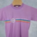 VTG 70s Velva Sheen University Of Virginia Shirt Adult Small Striped Made USA