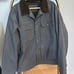WOOLRICH The Drifter Jacket Gray Work Jacket Canvas Sherpa Lined SZ XL