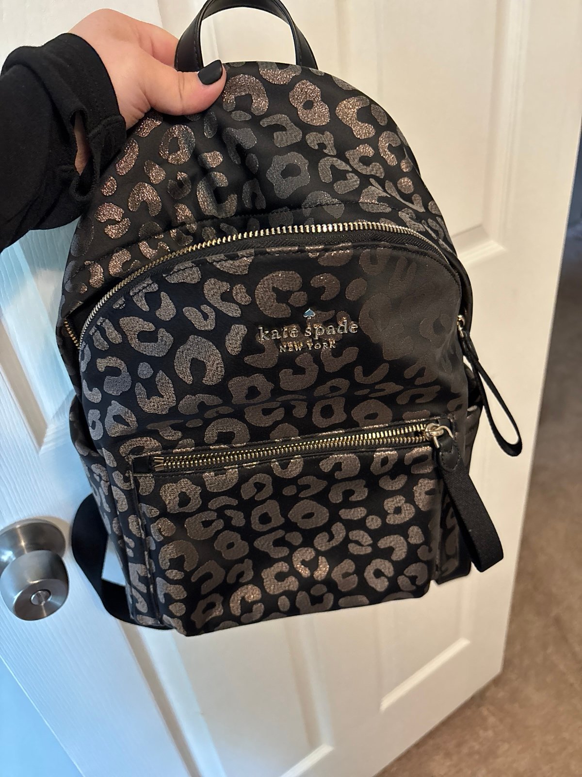 Kate Spade Leopard Backpack