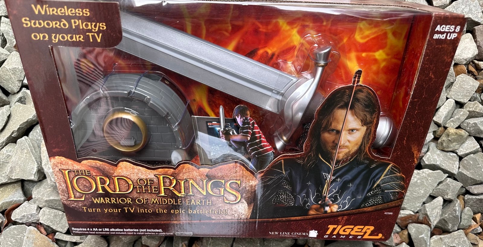 Lord Of The Rings Warrior Of Middle Earth Tiger 2004 New Sealed Wireless Sword