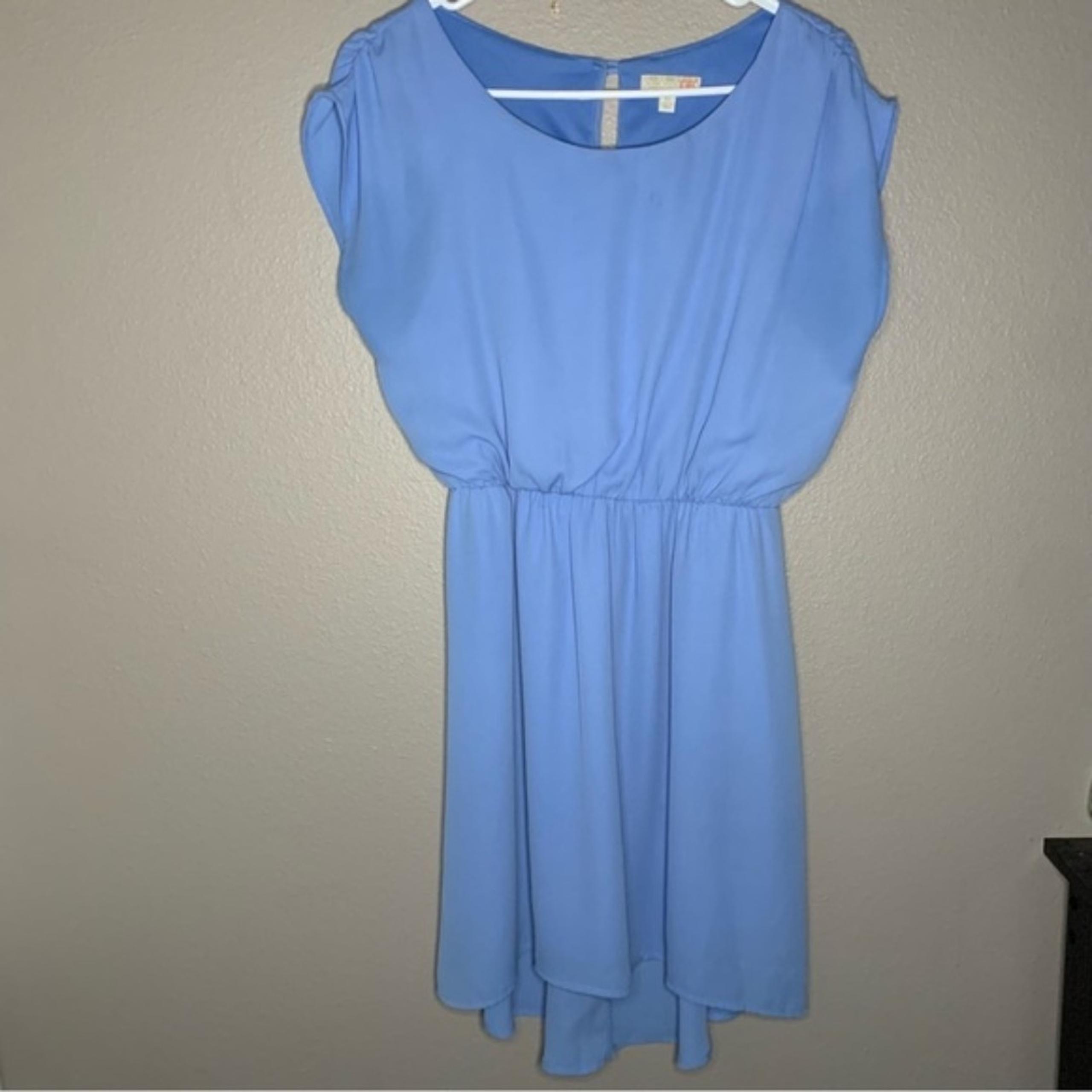 Gianni Bini baby blue high-low dress women’s size medium