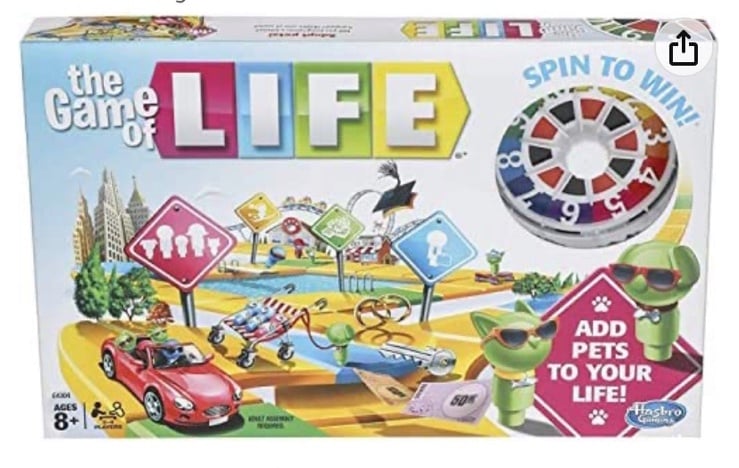 Hasbro Boardgame Classic Game of Life 2018 Damaged Box (NEW) Free Shipping!