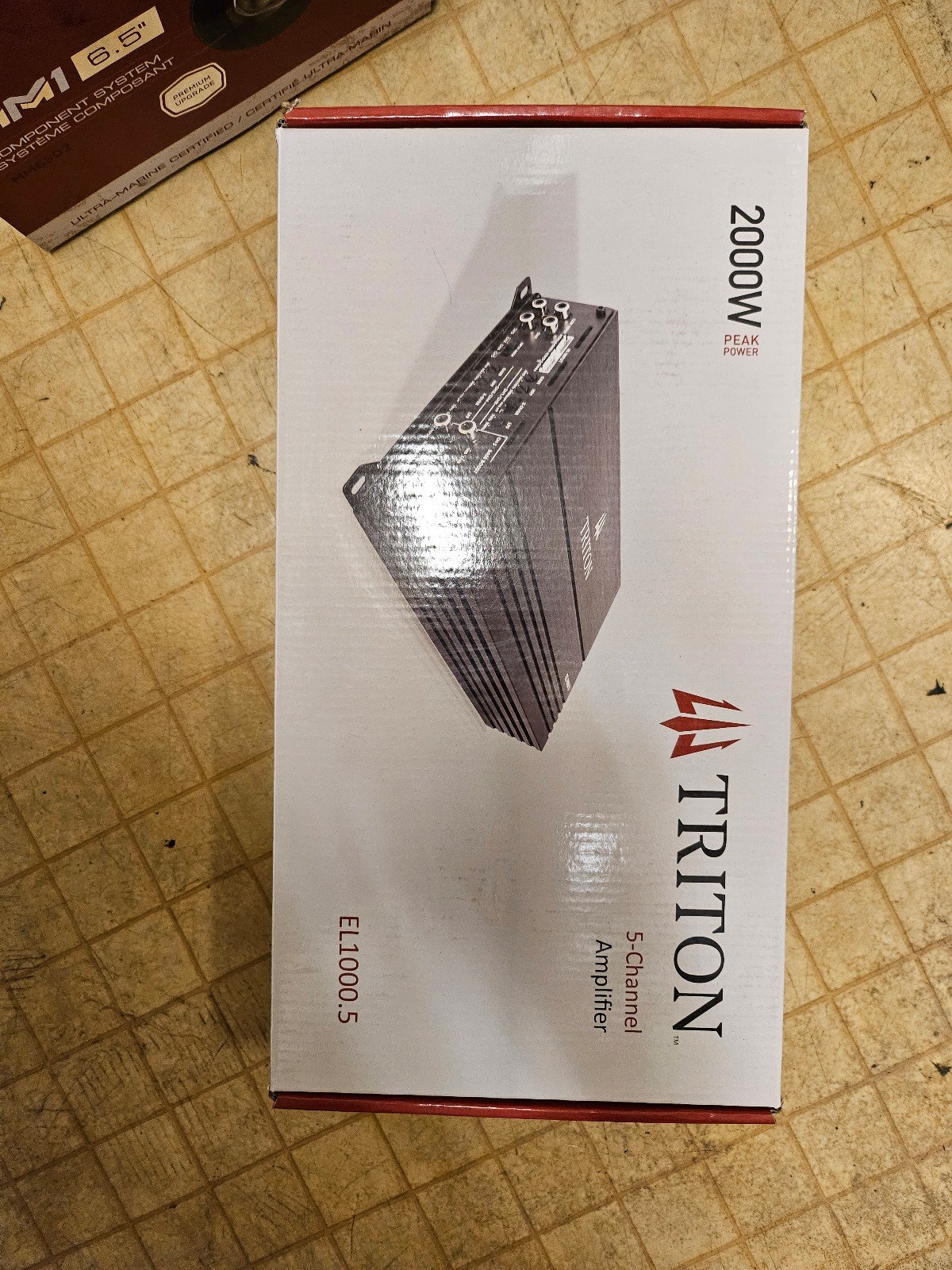 Triton 2000W amp.
