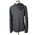 Fabletics Women's Taj Hoodie Black Speckled French Terry Pullover XL NWOT