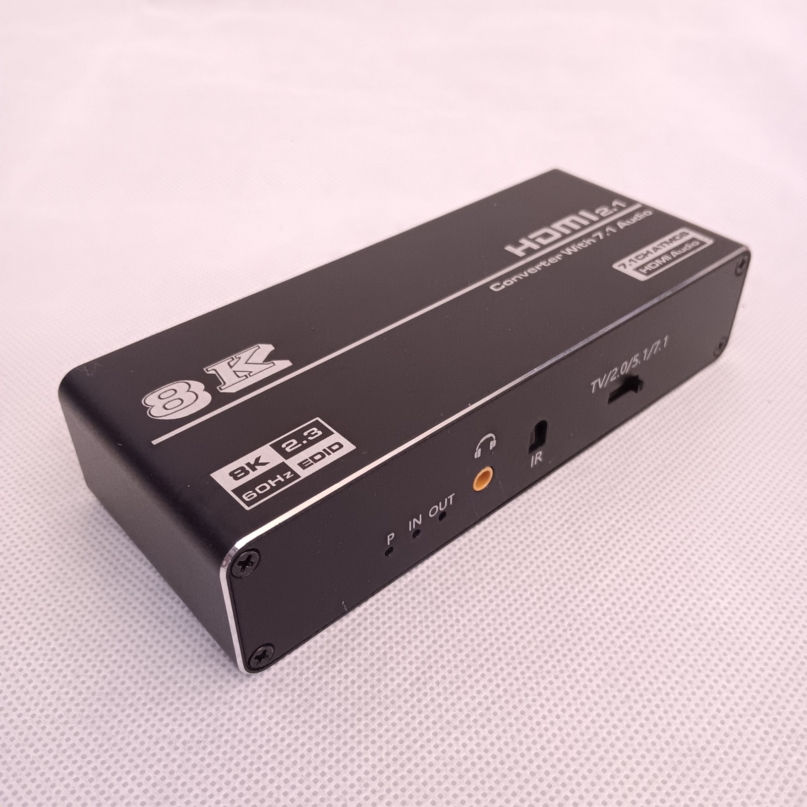 8K HDMI Audio Extractor, HDMI to HDMI + Optical Toslink SPDIF + 3.5mm Audio Jack