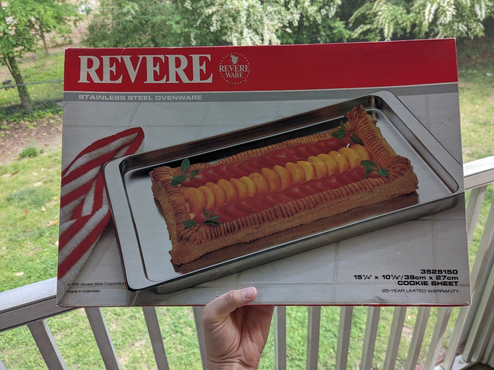 Revere Ware Cookie Sheet 15.25 x 10.5 (Never Used, In Plastic, With Box)