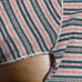 Geometric Stripe Henley Neck Polo Shirt