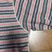 Geometric Stripe Henley Neck Polo Shirt