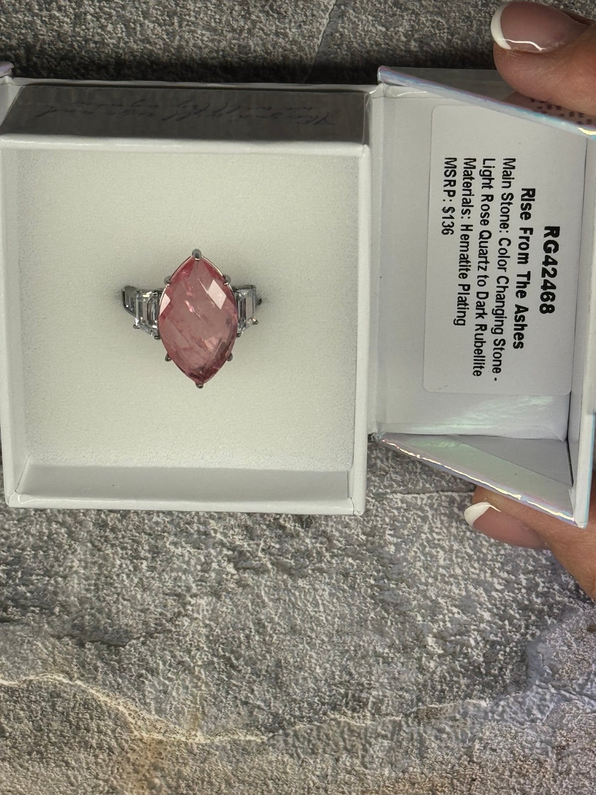 Bomb Party Mental Health Collection ‘25 Ring- Size 8-RG42468 Rise From The Ashes