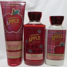 CHAMPAGNE APPLE & HONEY Bath & Body Works Body Cream, Shower Gel, & Body Lotion