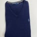 Polo Ralph Lauren Washable Wool V-Neck Sweater size L6 Hunter Navy NWOT