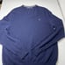 Polo Ralph Lauren Washable Wool V-Neck Sweater size L6 Hunter Navy NWOT