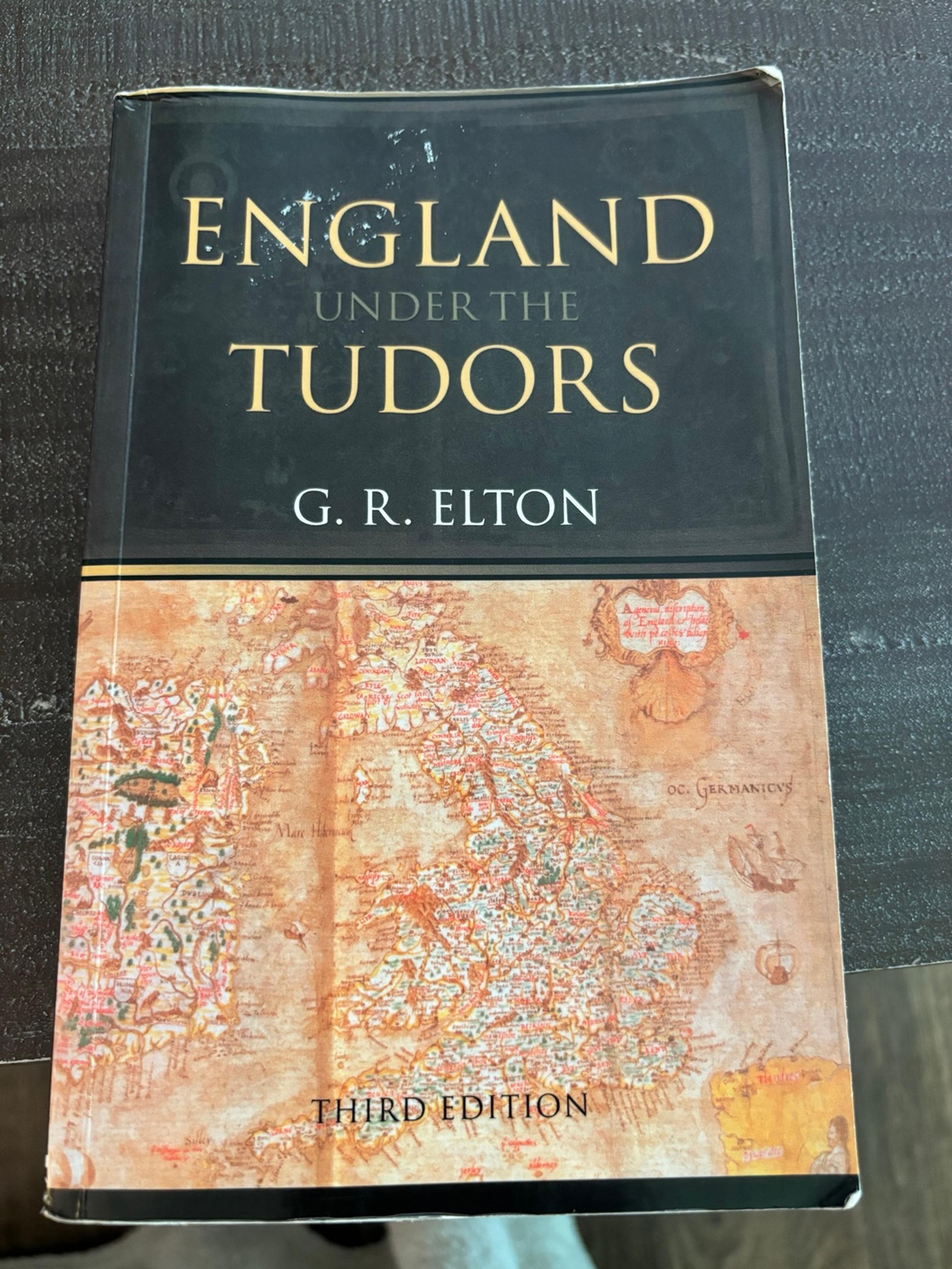 England Under the Tudors paperback boook