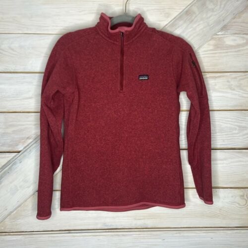 Patagonia Rusty Red Color 1/2 Zip Polyester Pullover