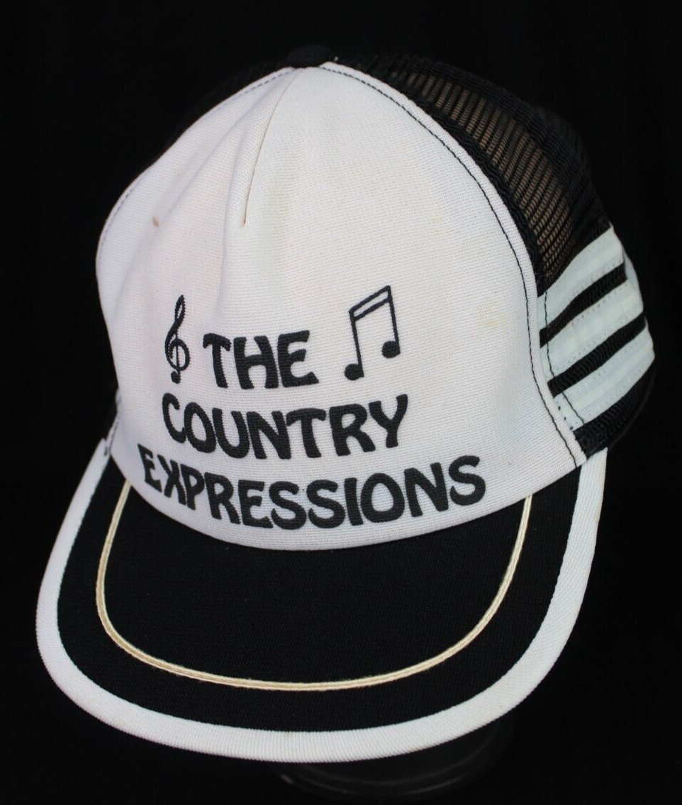 vintage trucker hat THE COUNTRY EXPRESSIONS band snapback foam cap Ohio