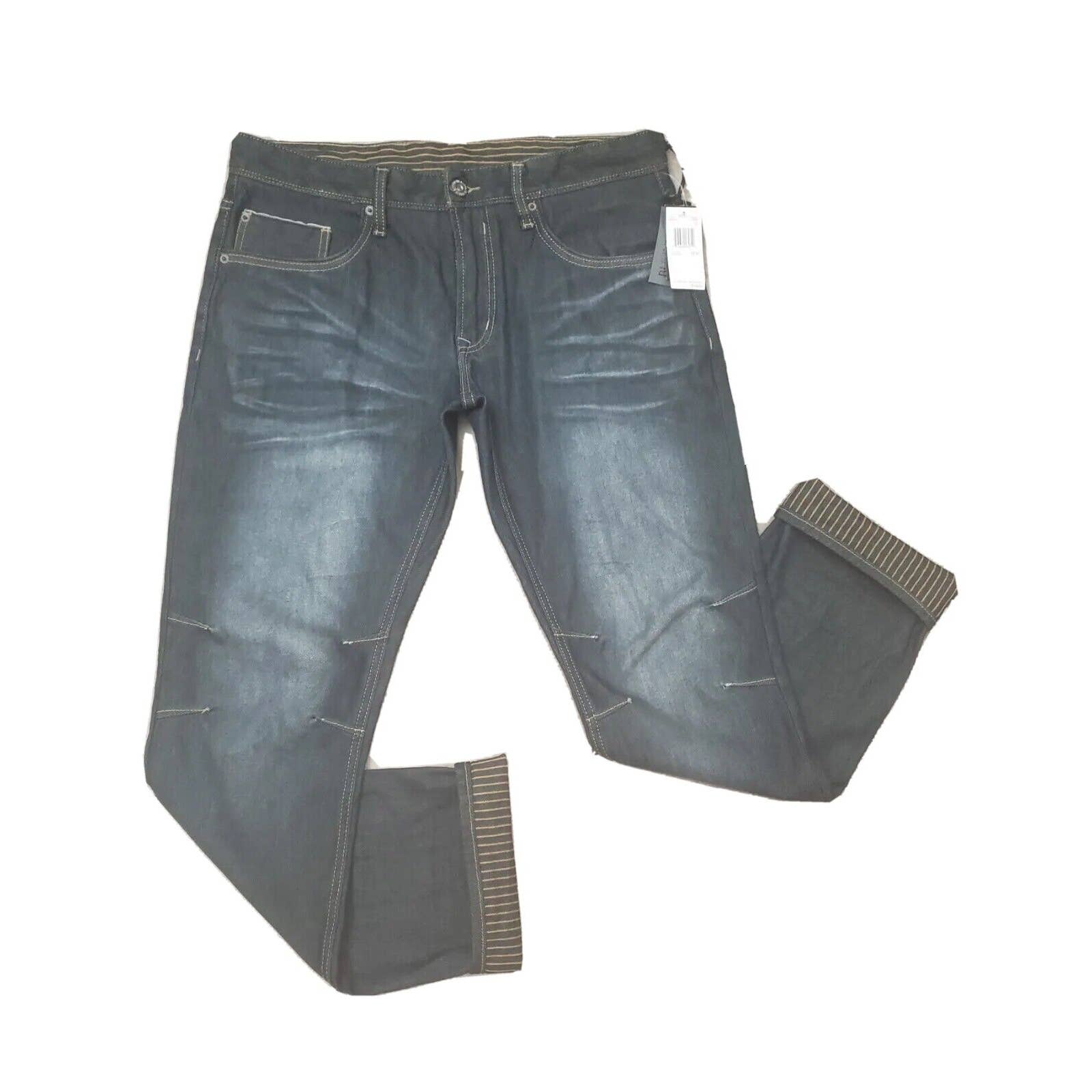 Buffalo by David Bitton Ash skinny Stretch Denim Jeans 34×32