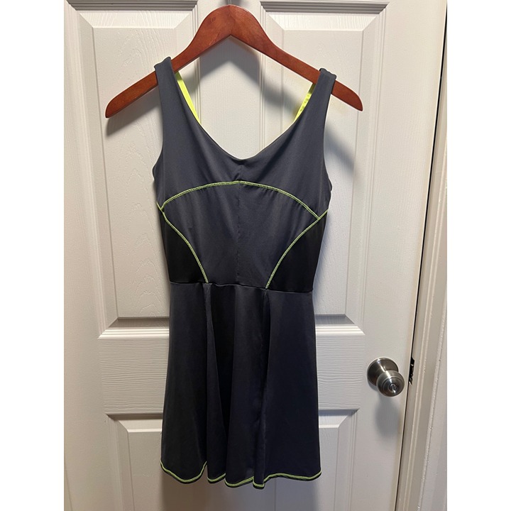Lucky in Love | Tennis Dress Gray Yellow Sz S