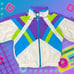 80s 90s Members Only Jacket Vintage Youth Sz Large 14 NEON Color Zip Windbreaker