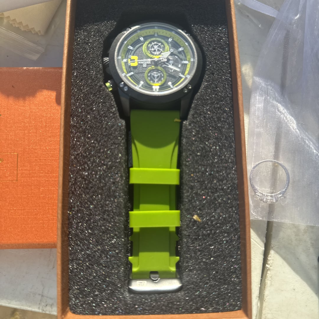 Sports And Leisure Silicone Band Color Watch