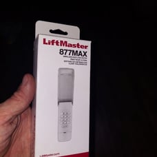 Lift Master 877max wireless keypad