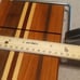 Gorgeous Handmade Walnut,Cherry, Maple and Padauk Cheese Slicing Board!
