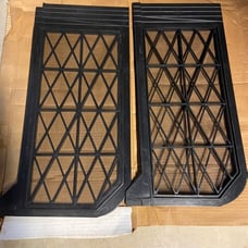 Truck window screens