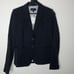 J. Crew Womens Size XS Schoolboy Blazer Black Notch Lapel Two Button