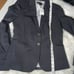 J. Crew Womens Size XS Schoolboy Blazer Black Notch Lapel Two Button