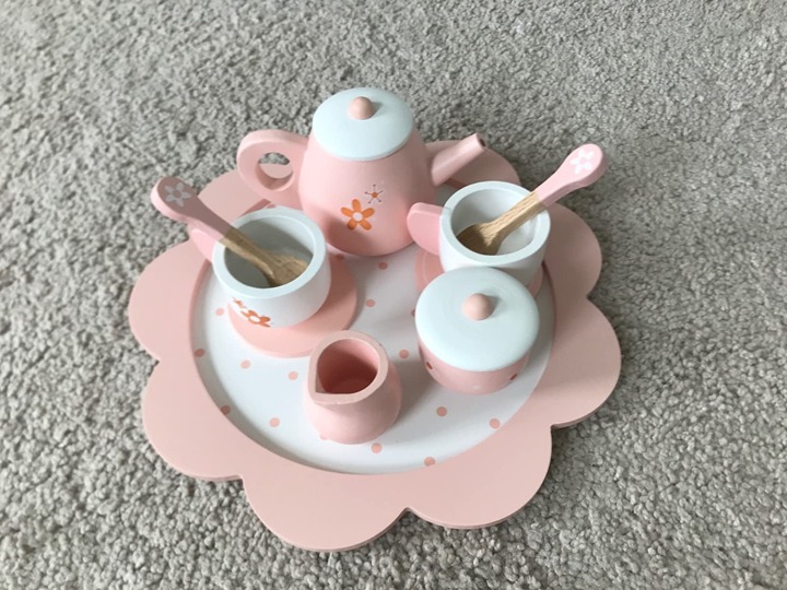 12 pcs Wooden Afternoon Tea Set