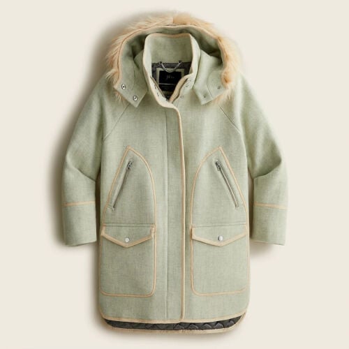 Jcrew coat wool NWT