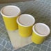 Tupperware Set of 3 Containers Yellow