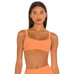 L*Space Jess Bikini Top in Tangy Orange Size XS NWT