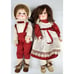 Vtg 1985 Kammer Reinhardt West Germany 2 Dolls Hansel Gretel Pair Boy & Girl__