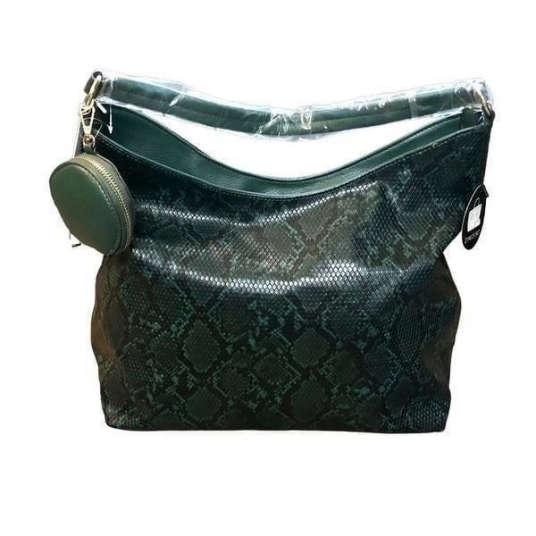NWT Malibu Skye Olive Snake 2 Piece Purse