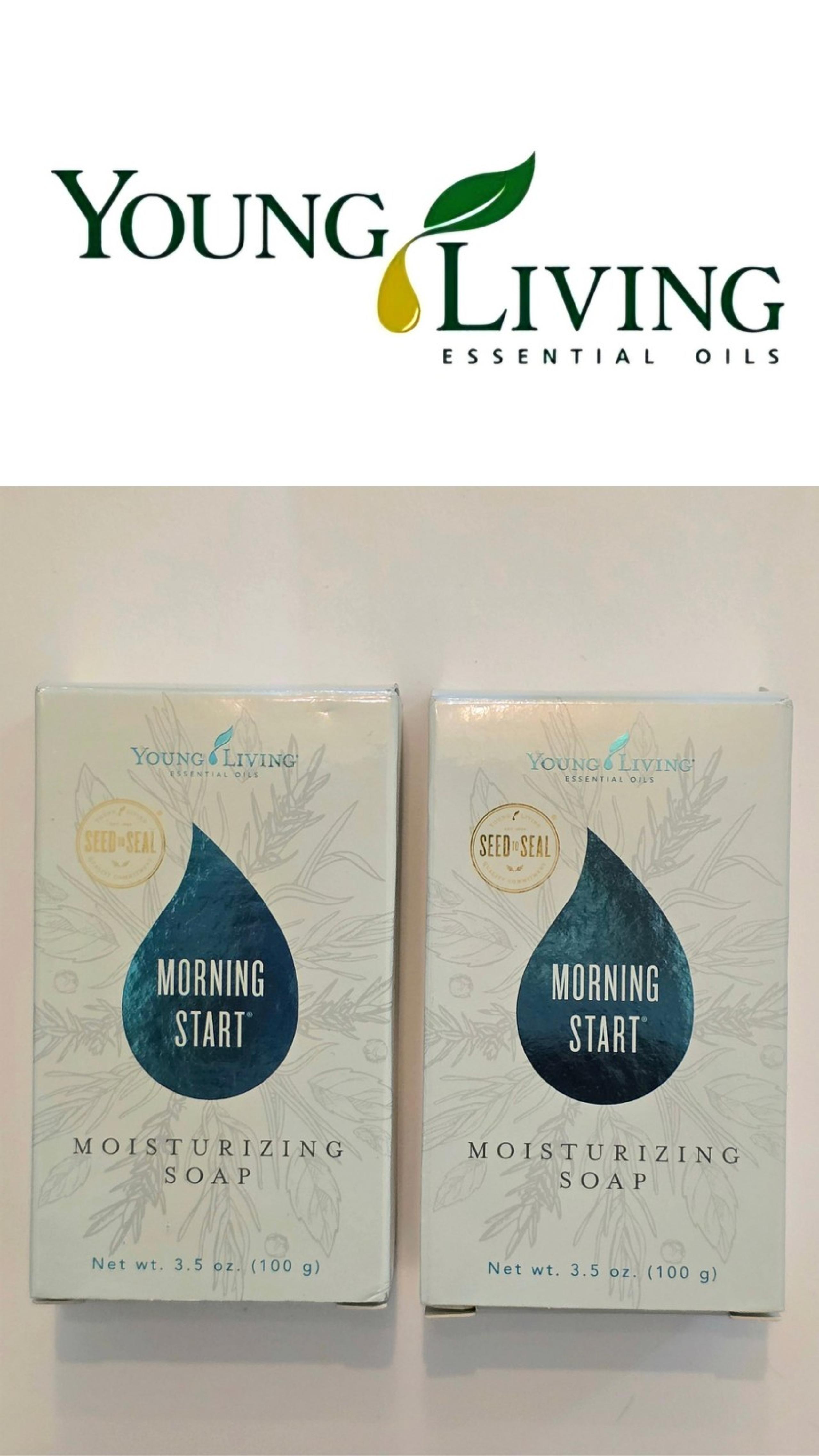 Young Living Bar Soap 3.5 Oz Morning Start Essential Oil Blend SEALED Lot Of 2