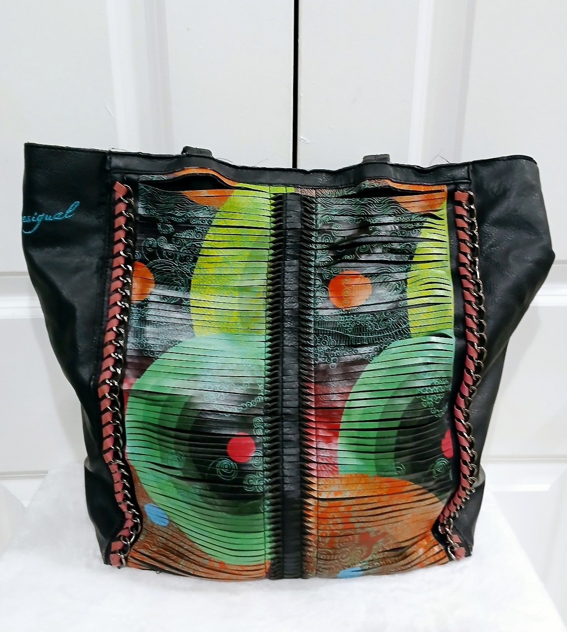 Desigual Artsy Bols Chain Me Tall Shopping Bag