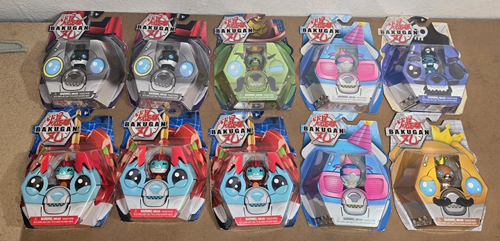 Lot of 10 BAKUGAN Cubbo Battle Brawlers by Spinmaster NIB Factory Sealed Sets